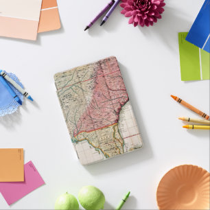 COLONIAL AMERICA MAP, 1733 iPad MINI COVER