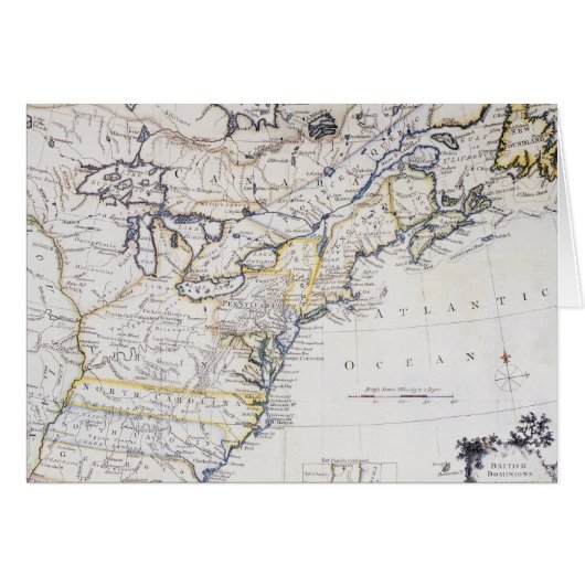 COLONIAL AMERICA: MAP, c1770 (Front Horizontal)