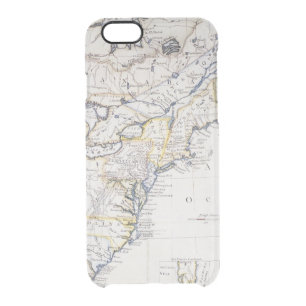COLONIAL AMERICA: MAP, c1770 Clear iPhone 6/6S Case
