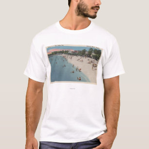 Colonial Beach, VA - Sunbathing & Swimming Scene T-Shirt