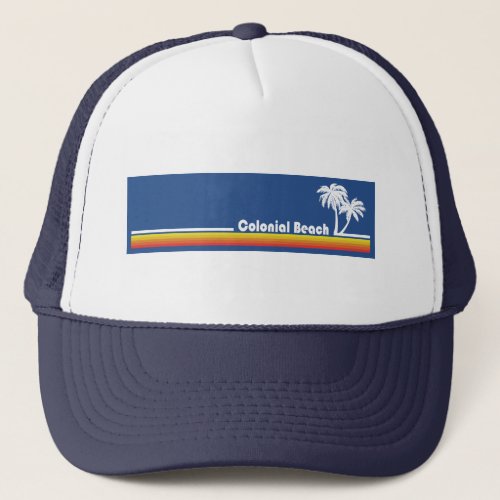 Colonial Beach Virginia Trucker Hat