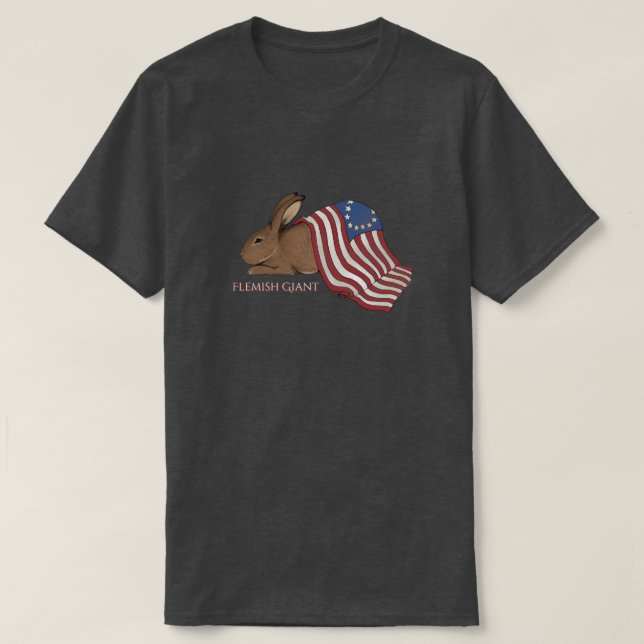 Colonial  Flag Flemish  T-Shirt (Design Front)