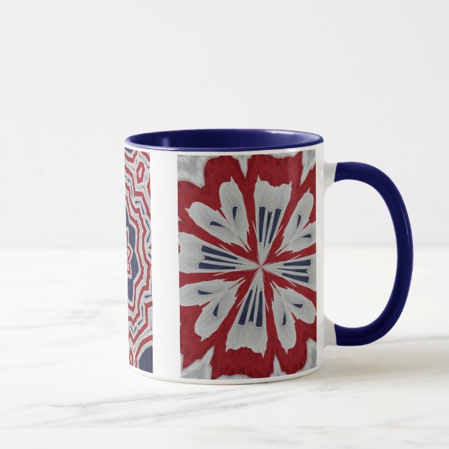 Colonial Flag Patriotic Trio Mug (Right)