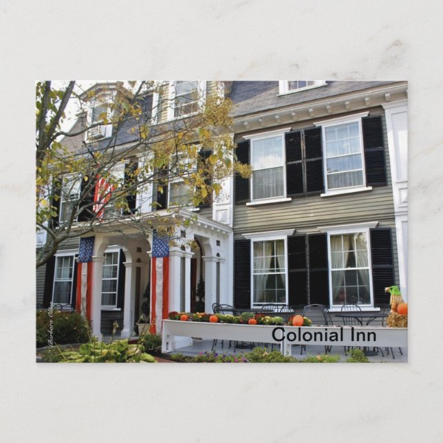 colonial Inn: Concord, MA Announcement Postcard (Front)