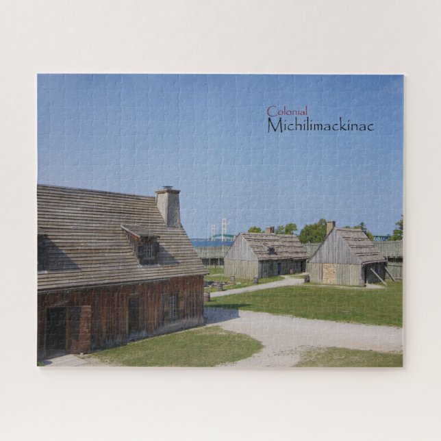 Colonial Michilimackinac jigsaw puzzle (Horizontal)