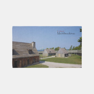 Colonial Michilimackinac rectangle rug