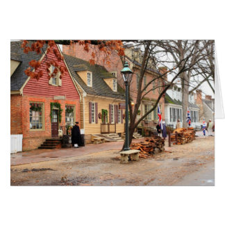 Colonial Morning - Williamsburg Cards
