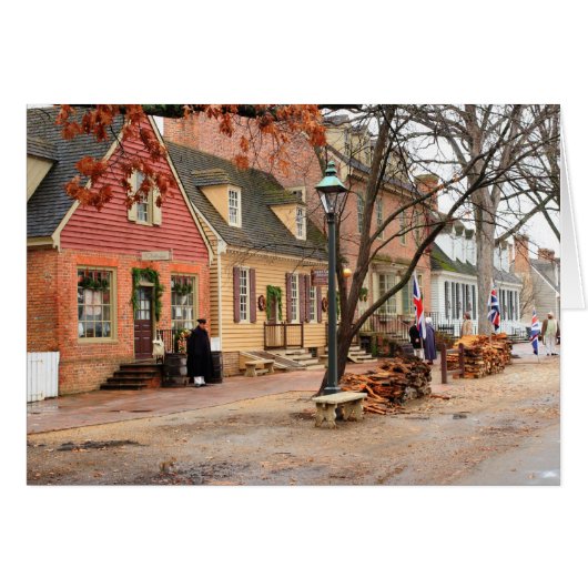 Colonial Morning - Williamsburg Cards (Front Horizontal)