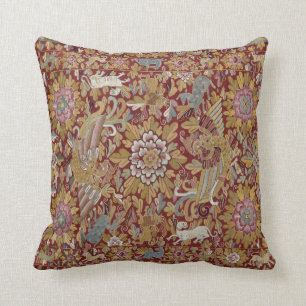 Colonial Peruvian Tapestry Throw Pillow