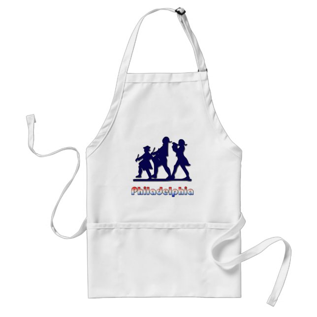 Colonial Philadelphia Adult Apron (Front)