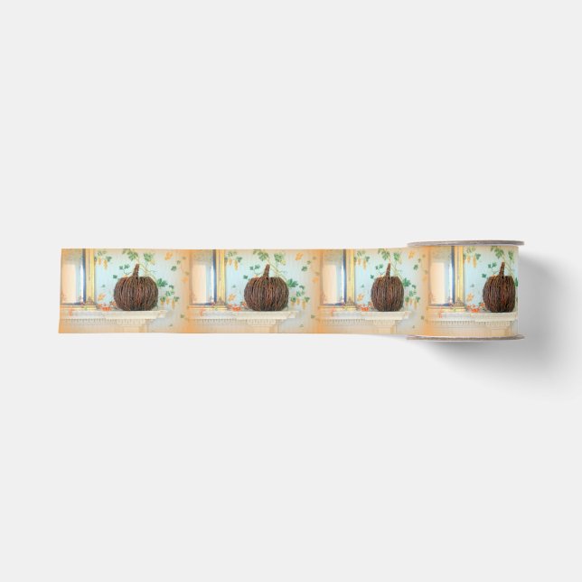 colonial pumpkin baskets ribbon (Front)