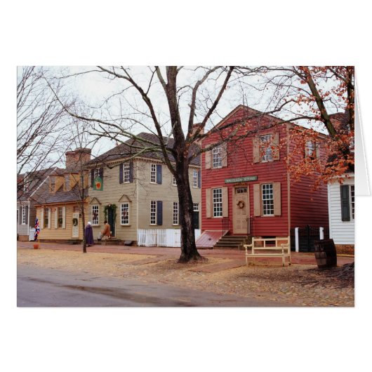 Colonial Shops - Williamsburg Cards (Front Horizontal)