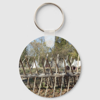 Colonial Williamsburg Campsite Keychain