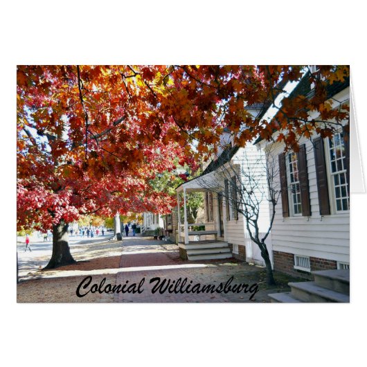 Colonial Williamsburg Cards (Front Horizontal)
