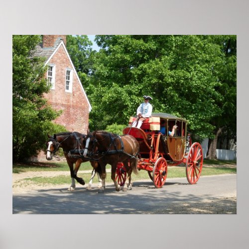 Colonial Williamsburg Carriage _ Print