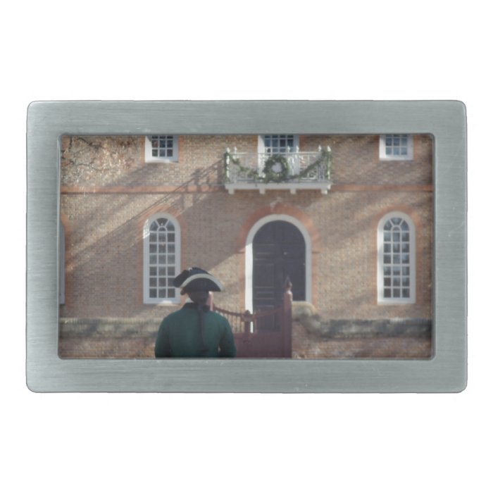 Colonial Williamsburg Man on Horse Belt Buckles