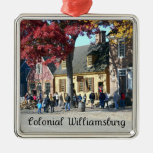Colonial Williamsburg Metal Ornament