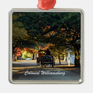 Colonial Williamsburg Metal Ornament