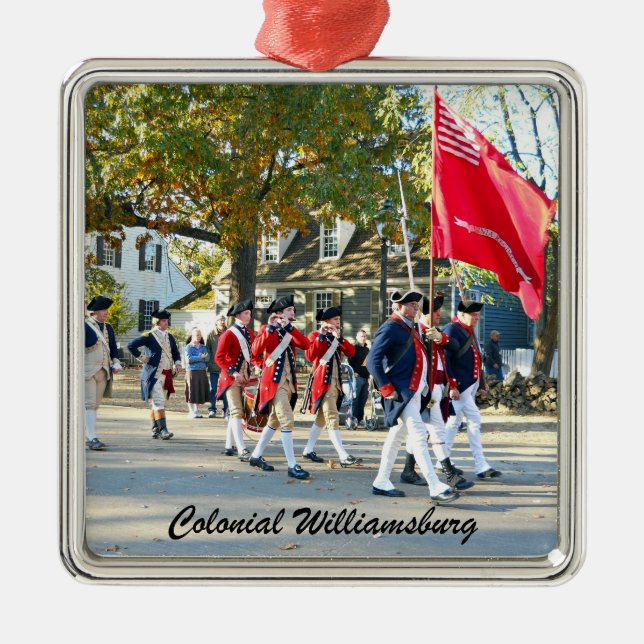 Colonial Williamsburg Metal Ornament (Front)