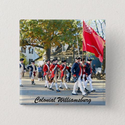 Colonial Williamsburg Pinback Button