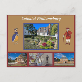 Colonial Williamsburg Virginia Postcard