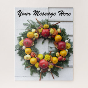 Colonial Williamsburg Wreath Jigsaw Puzzle