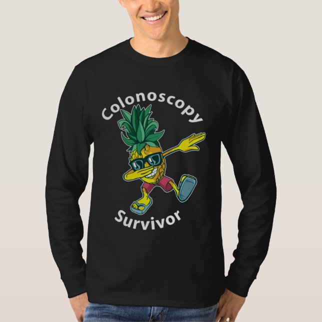 Colonos Survivor   Dabbing Pineapple Patient T-Shirt (Front)