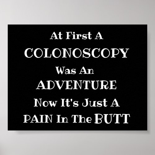 Colonoscopy Adventure Poster