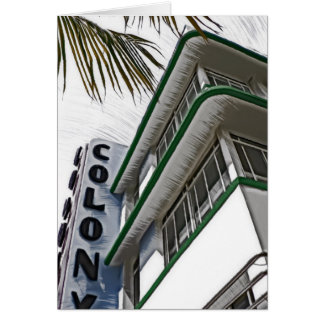 Colony Hotel, Miami Cards