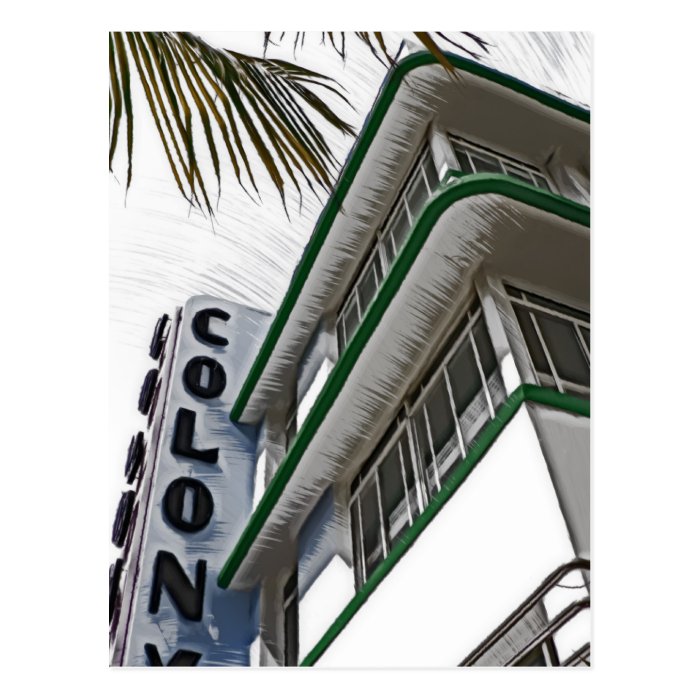 Colony Hotel, Miami Postcards