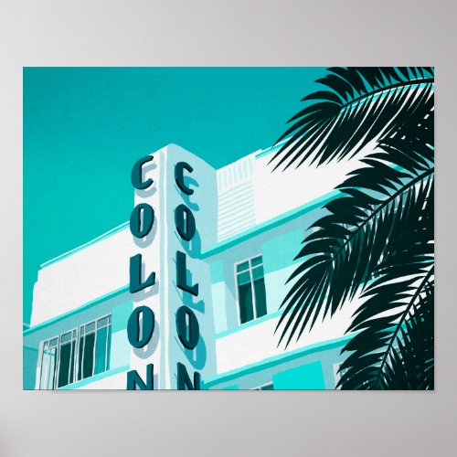 Colony Hotel Miami Poster