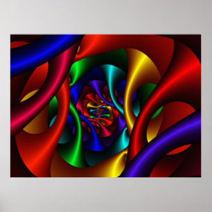 Color 2 Abstract Art Poster