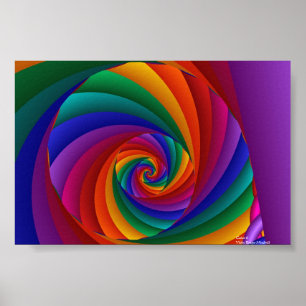 Color 6 Abstract Art Poster