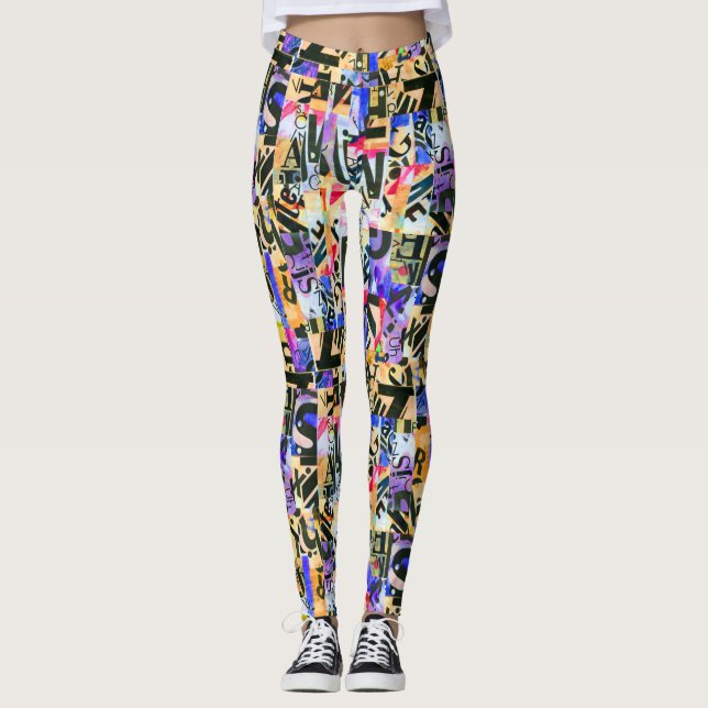 color abstract avantacular leggings (Front)
