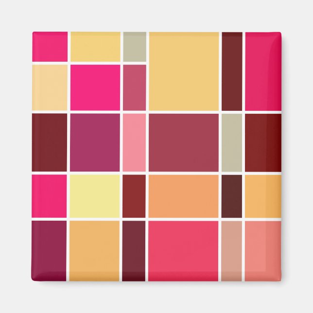 Color Abstract Composition Magnet (Front)