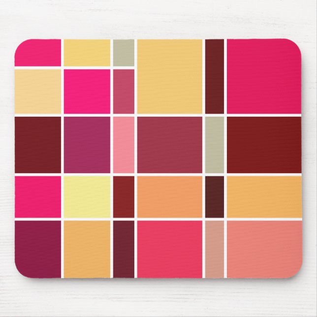 Color Abstract Composition Mouse Pad (Front)