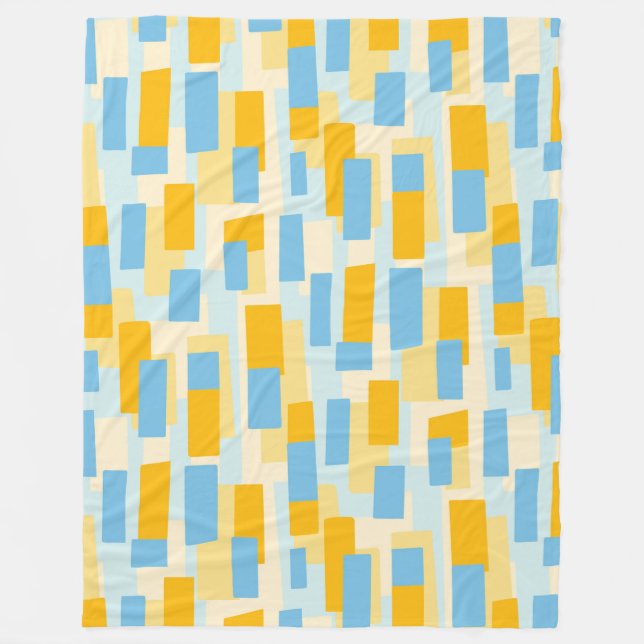 Color Abstract Pattern 121022 Fleece Blanket (Front)