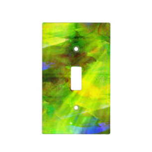 color abstract seamless background green, yellow light switch cover