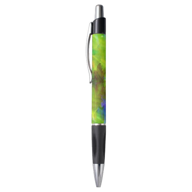color abstract seamless background green, yellow pen (Top (Vertical))