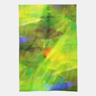 color abstract seamless background green, yellow towel