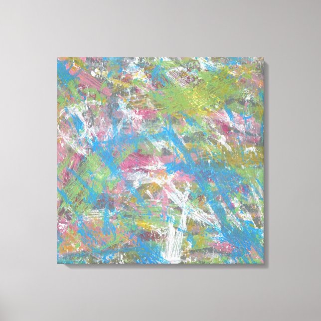 Color and Movement Abstract Art Print (Front)