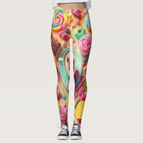 Color and sweet palette leggings