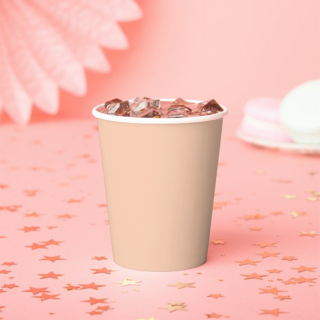 color apricot paper cups (Insitu)