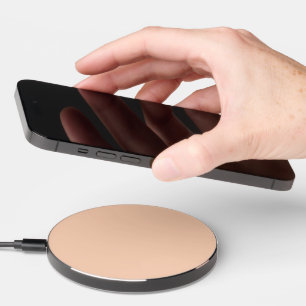 color apricot wireless charger