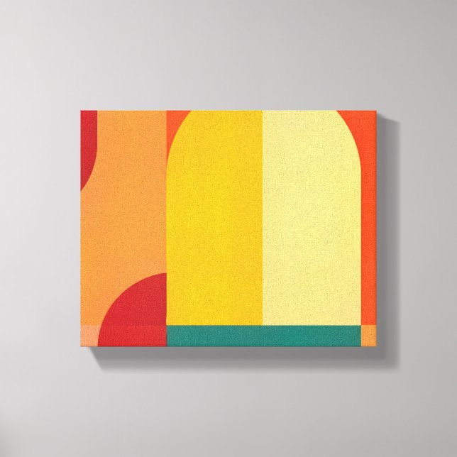 Color Archs Canvas Print (Front)