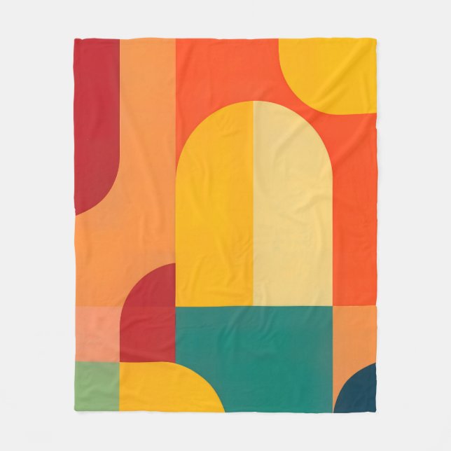 Color Archs Fleece Blanket (Front)