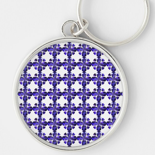 Color Art, Blue Keychain (Front)