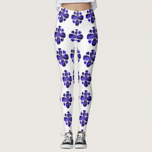 Color Art, Blue Leggings