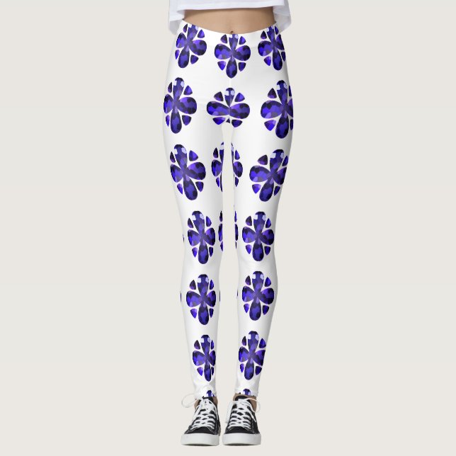 Color Art, Blue Leggings (Front)