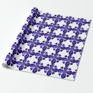Color Art, Blue Wrapping Paper